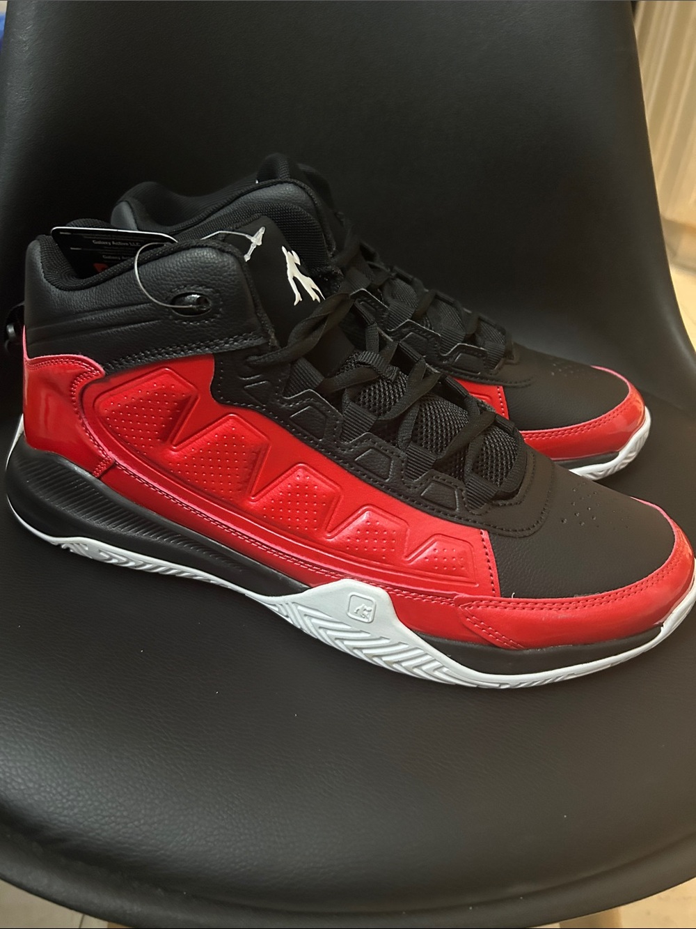 NWT 🆕 And1 Men's Black & Red High-Top Basketball Sneakers size 13